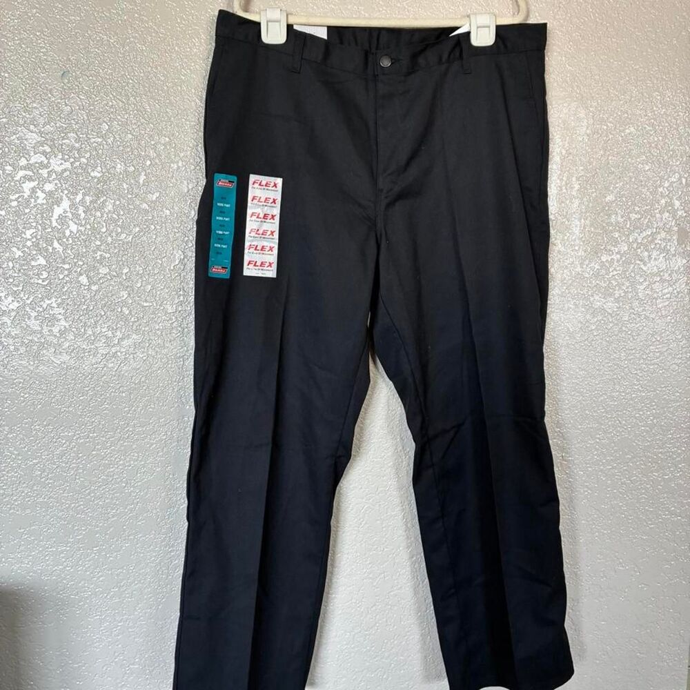 Dickies Men's Black and Grey Trousers